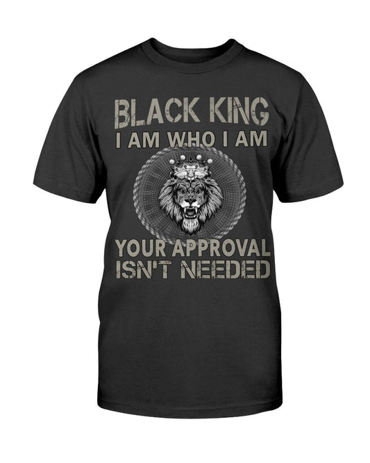 Black King I Am Who I Am T-Shirt